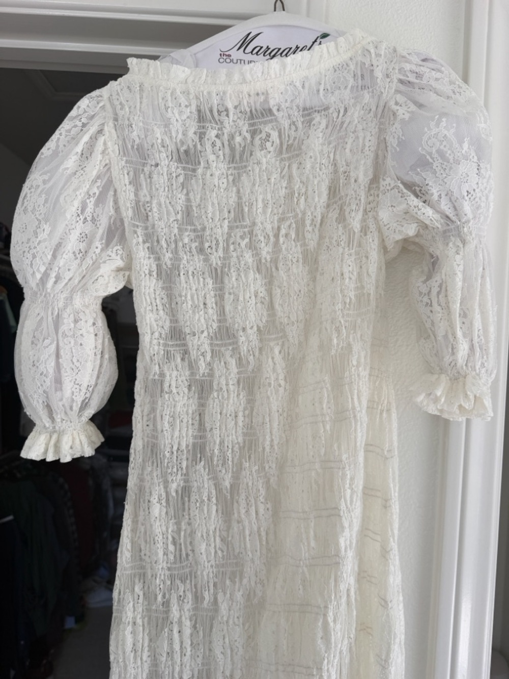 Doen Raquella Lace dress in Salt size small. Like new! - Picture 9 of 11